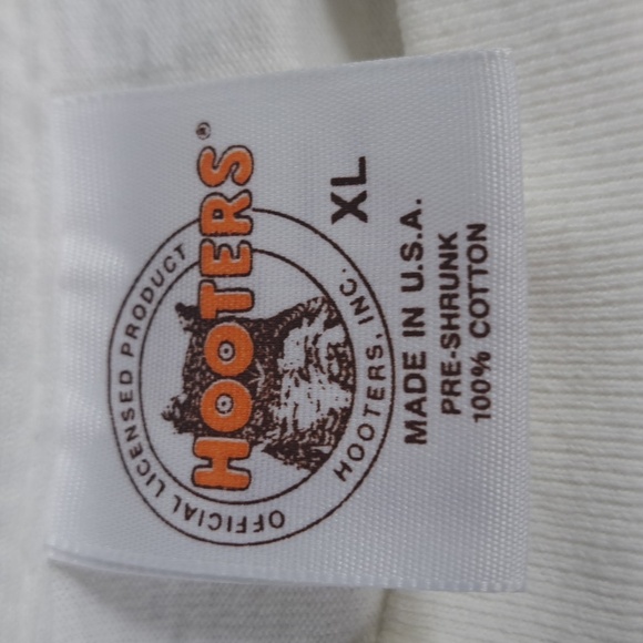 Vintage Hooters Destin FL official tags double-sided graphics white XL t-shirt - Picture 7 of 8